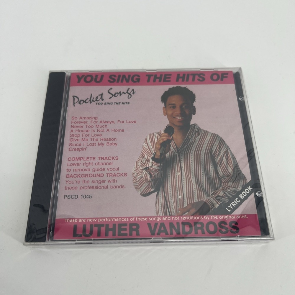 You Sing The Hits Of Luther Vandross Pocket Songs Brand New